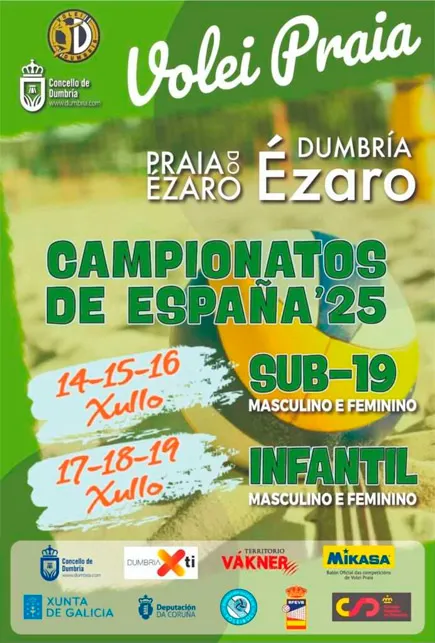 Campeonato de España Vóley Playa Sub-19 Clubes 2025 Masculino