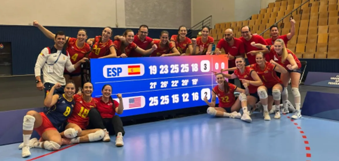 España cierra la Universiada con una remontada para conquistar la novena plaza